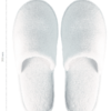 100 pares, pantuflas de hotel de terciopelo, terciopelo